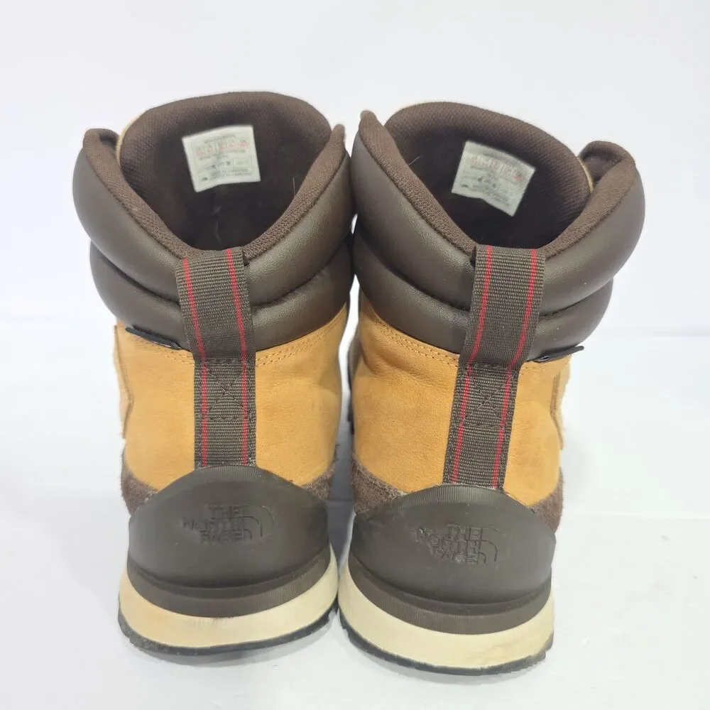 The North Face Back-to-Berkeley Boots Men 10.5 Brown Black Red Waterproof Prima